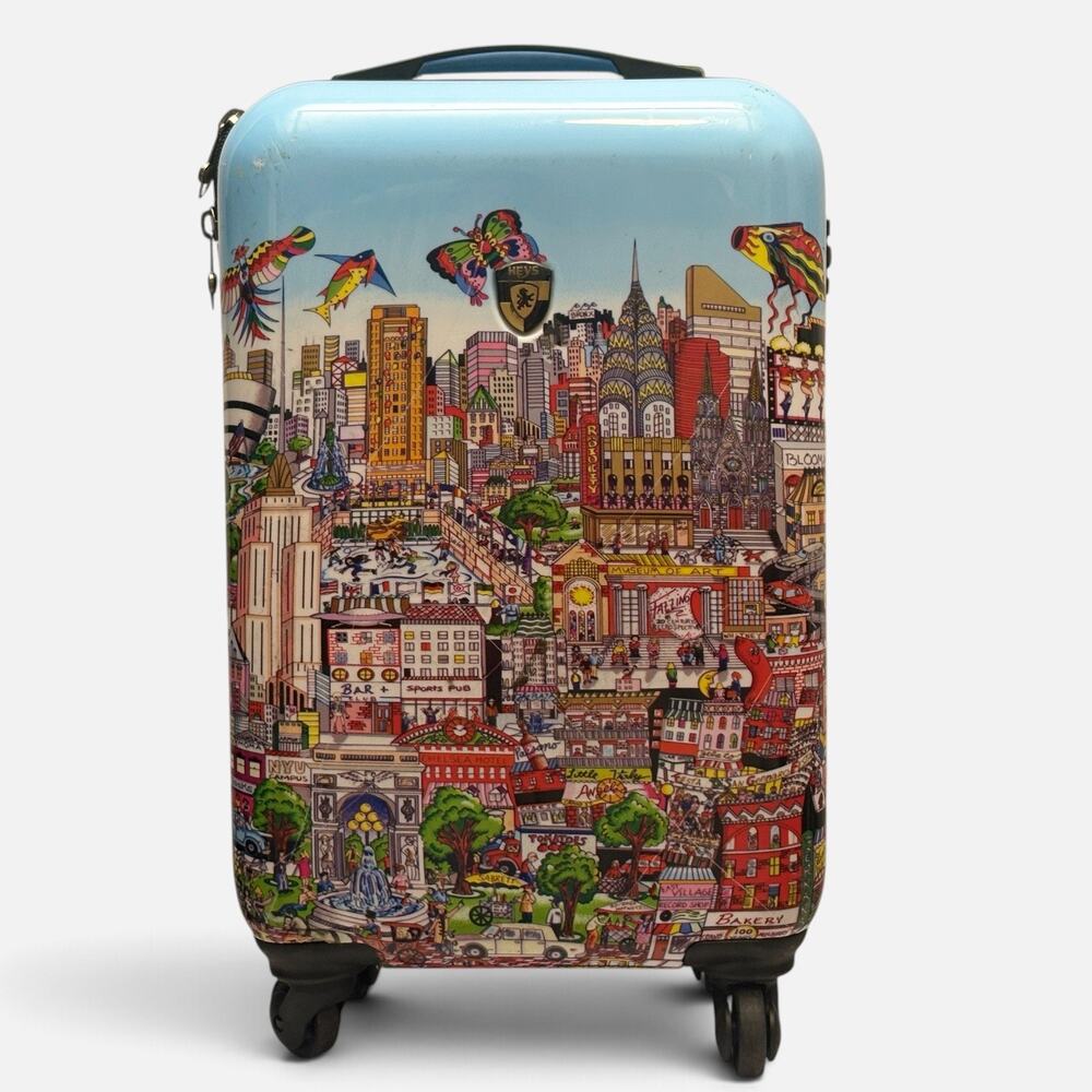 Heys x Charles Fazzino New York City 22” Carry-On Spinner Luggage